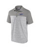 Men's Heather Gray Los Angeles Dodgers True Classics Avid Fan Brushed Polo