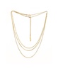 Simple Crystal Chain Necklace Set of 2