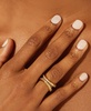 Diamond Double Row Openwork Abstract Statement Ring (1/4 ct. t.w.) in Gold Vermeil or Sterling Silver, Created for Macy's