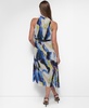 Women's Sleeveless Halter Chiffon Dress