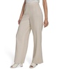 Women's Elastic-Back Mid-Rise Wide-Leg Pants