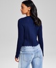 Women's Tie-Front Pointelle Cardigan, Exclusively at Macy's 