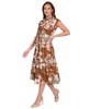 Women's Cotton Tie-Waist Midi Shirtdress