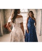 Women's Sweetheart-Neck Metallic-Jacquard Ball Gown