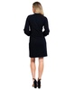 Women's Mock Neck Long-Sleeve Sweater Dress