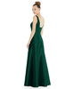 Plus Size Sleeveless Square-Neck Princess Line Gown with Pockets