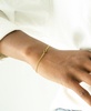 Green Tourmaline Curb Link Bracelet (1/2 ct. t.w.) in Gold Vermeil, Created for Macy's