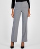 Women's Mini Houndstooth Straight-Leg Pants 
