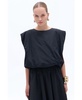 Women's Taffeta Crewneck Blouse