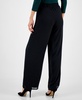 Women's High-Rise Pull-On Wide-Leg Pants 