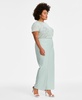Plus Size Pull-On Wide-Leg Tailored Pants