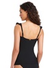 Women's Shirred Ruffled Tankini Top