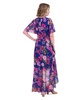 Women's Floral-Print Belted Flutter-Sleeve Dress