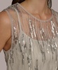 Women's Sequin Embellished Mesh Sleeveless Top