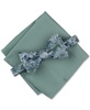 Men's Floral Bow Tie & Solid Pocket Square Set, Exclusively at Macy's
