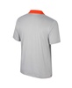 Men's Gray Clemson Tigers Big Tall Tuck Striped Polo
