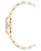 Women's Quartz Ivory Pearlescent Acetate and Gold-Tone Metal Alloy Link Bracelet Watch, 30mm
