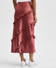 Women's Midi Ruffled Slip Skirt, Exclusively at Macy's