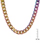 Men's Ion Plating Stainless Steel Cuban Link Necklace