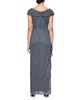 Women's Glittered Ruched Gown