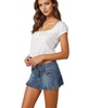 Womens Eliora Puffed Sleeve Top