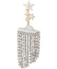Gold-Tone Space Cadet Fringe Drop Earrings