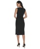 Women's Asymmetric-Neck Sleeveless Sheath Dress