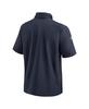 Men's Navy Chicago Bears 2024 Sideline Coach Short Sleeve Half-Zip Hoodie Jacket