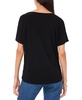 Women's Oversized High-Low Hem Crewneck Top