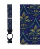 Men's The French Quarter Fleur-de-Lis Silk Novelty Button End Suspenders