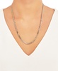 Flat Curb Link 22" Chain Necklace (5mm) in 18k Gold-Plated Sterling Silver or Sterling Silver
