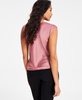 Women's Satin Sleeveless Cowlneck Blouse, Exclusively at Macy's 