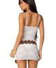 Women's Sheer Lace Cupped Mini Dress