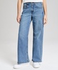 Women's Studded Wide-Leg Mid-Rise Jeans, Created for Macy's
