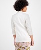 Women's Faux Double-Breasted Scrunch-Sleeve Blazer, Exclusively at Macy's