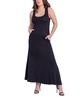 Women's Relaxed Fit Sleeveless Tunic Dress with Pockets