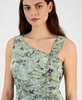 Women's Printed Ruched Sheath Dress, Exclusively at Macy's