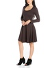 Women's Classic Long Sleeve Flared Mini Dress
