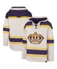 Men's Oatmeal Los Angeles Kings Rockaway Lacer Pullover Hoodie