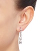 Cubic Zirconia Graduated Linear Earrings in Sterling Silver (8 ct. t.w.)
