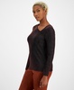 Women's Metallic Asymmetric Top, Created for Macy's