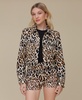 Women's Cotton Cropped Printed Jacket