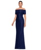 Women's Sequined Lace Off-The-Shoulder Gown