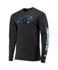 Men's Heathered Black Carolina Panthers Halftime Long Sleeve T-shirt