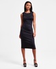 Women's Ruched Sleeveless Midi Dress, Exclusively at Macy's