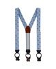 Men's Down The Stretch Racehorse Linen Blend Button End Suspenders