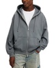 Men's Box Fit Zip Up Hoodie