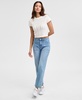 Women's Crochet Short-Sleeve Sweater, Exclusively at Macy's