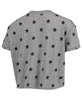 Women's Heathered Gray Oklahoma Sooners Headliner Stars Cropped Tri-Blend T-shirt