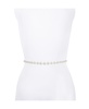 Women's Imitation Pearl Chain Belt